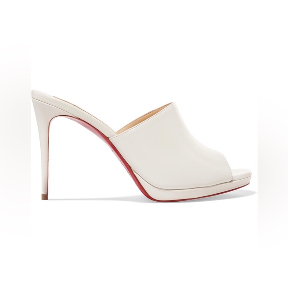 Christian Louboutin Pigamule Leather Mules - Picture 1 of 7